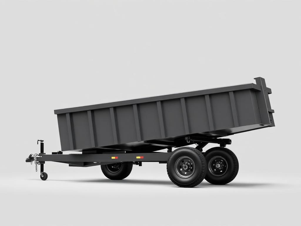 14 ft Hydraulic Dump Trailer available to rent from Margullis Construction in Renton, WA